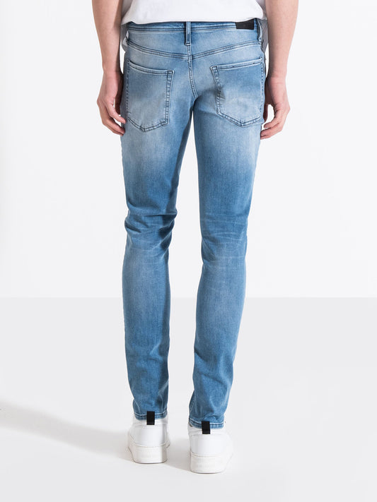 Antony Morato Men Blue Solid Tapered Fit Jeans