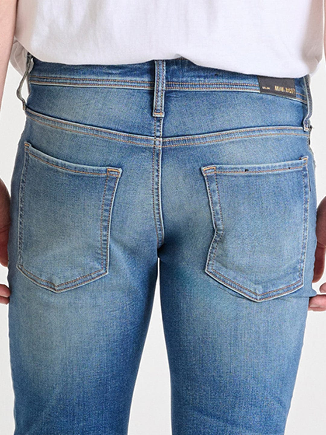 Antony Morato Men Blue Tapered Fit Washed Jeans