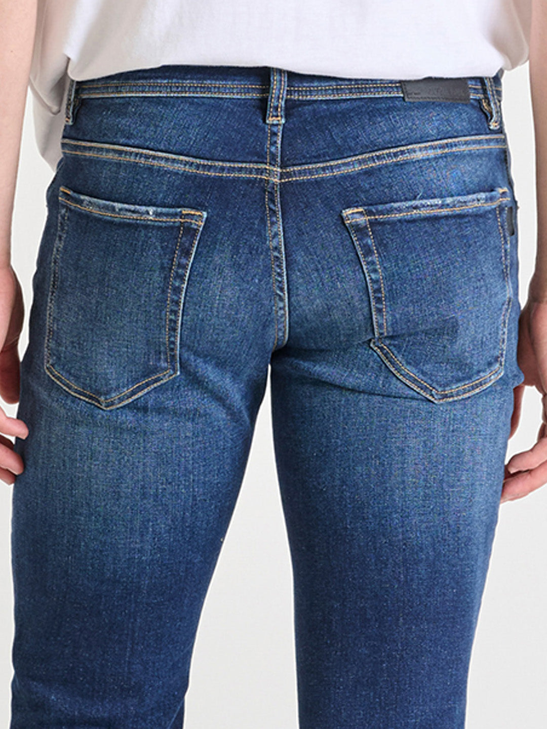 Antony Morato Men Blue Super Skinny Fit Washed Jeans