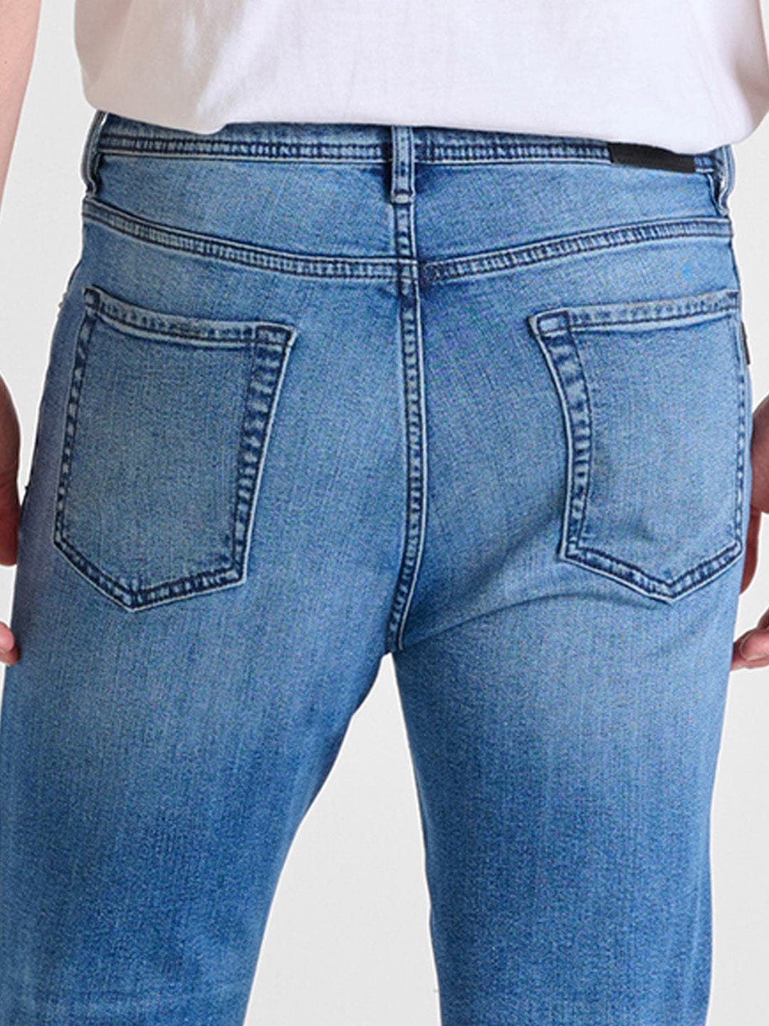 Antony Morato Men Blue Skinny Fit Washed Jeans