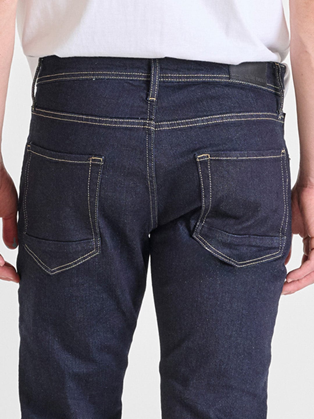 Antony Morato Men Blue Comfort Tapered Fit Washed Jeans