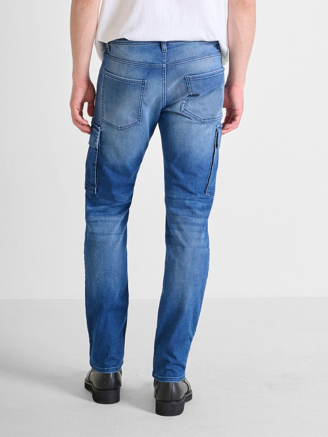 Antony Morato Men Blue Tapered Fit Washed Jeans