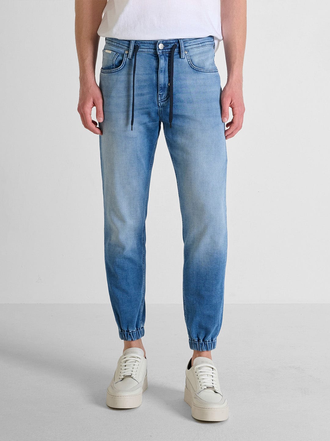 Antony Morato Men Blue Skinny Fit Washed Jeans