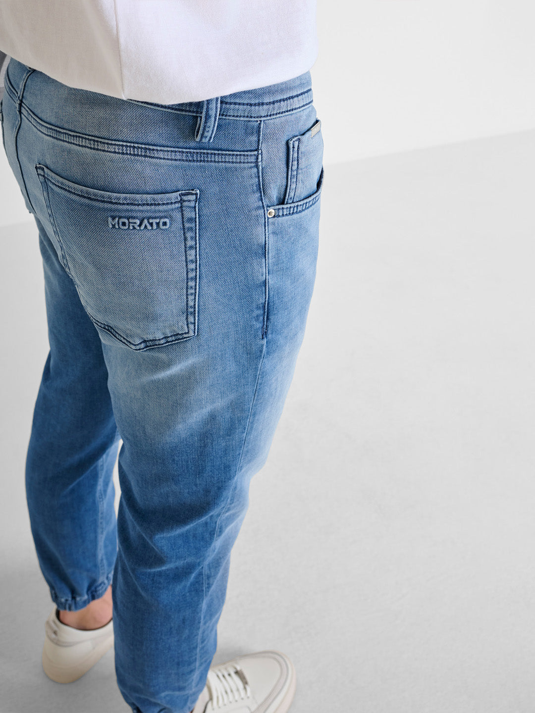 Antony Morato Men Blue Skinny Fit Washed Jeans