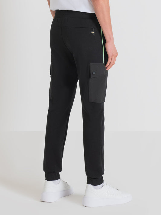 Antony Morato Men Black Solid Relaxed Fit Trackpant