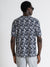 Antony Morato Men Blue Self-Design Round Neck Short Sleeves T-Shirt