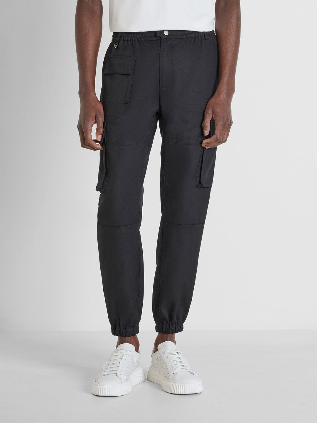 Antony Morato Men Black Slim Fit Solid Trouser