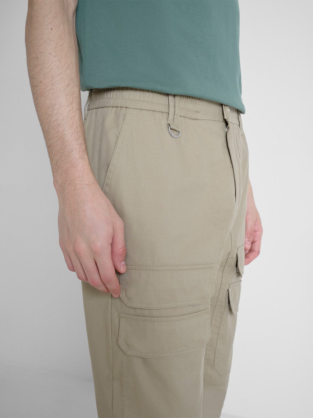 Antony Morato Men Beige Slim Fit Solid Trouser