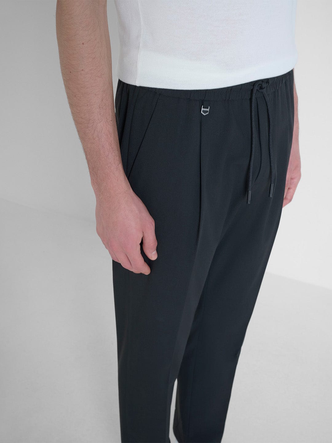 Antony Morato Men Black Slim Fit Solid Trouser