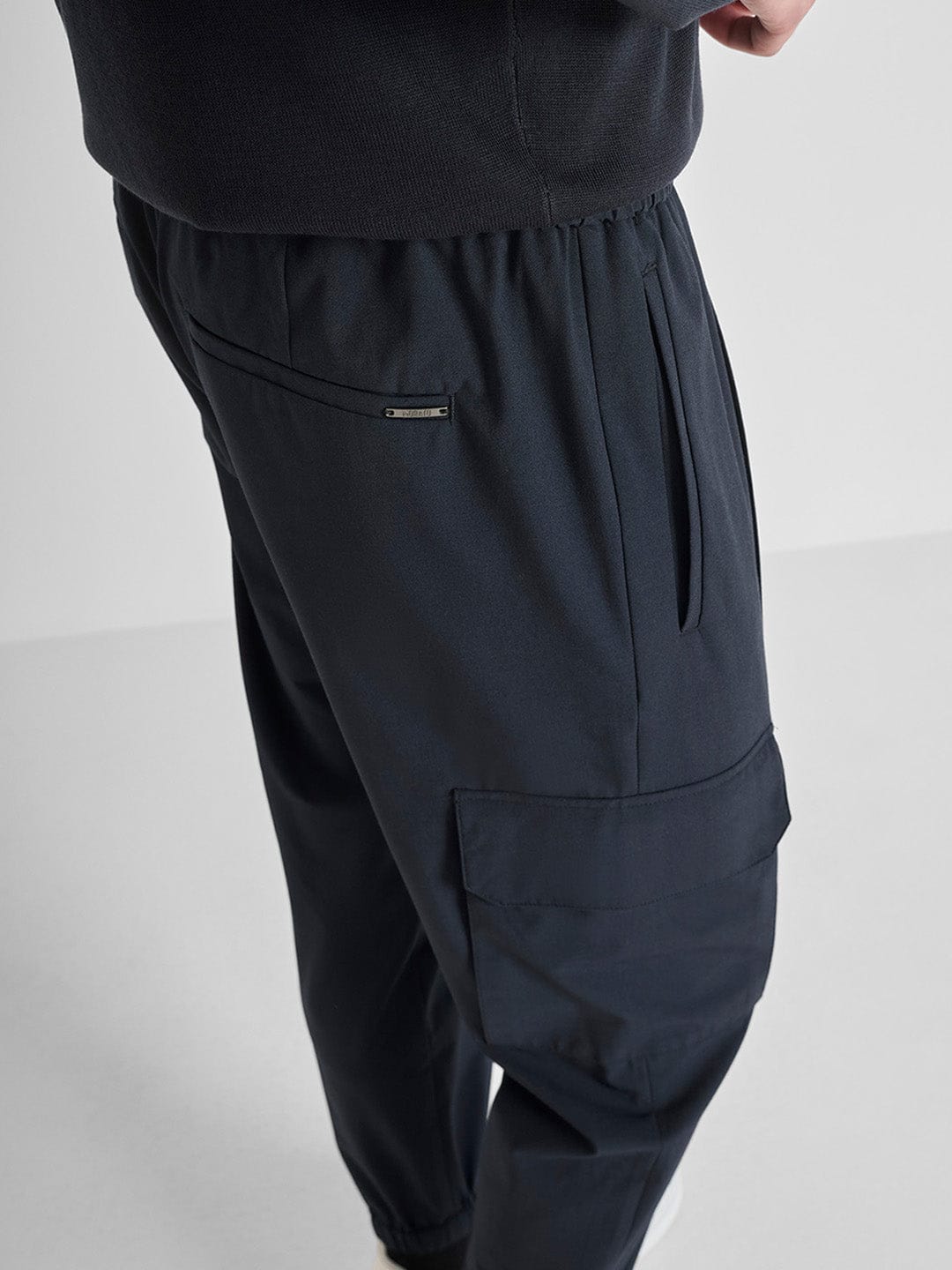 Antony Morato Men Straight Fit Blue Solid Trouser