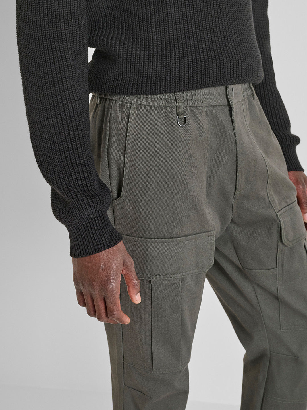 Antony Morato Men Straight Fit Green Solid Trouser