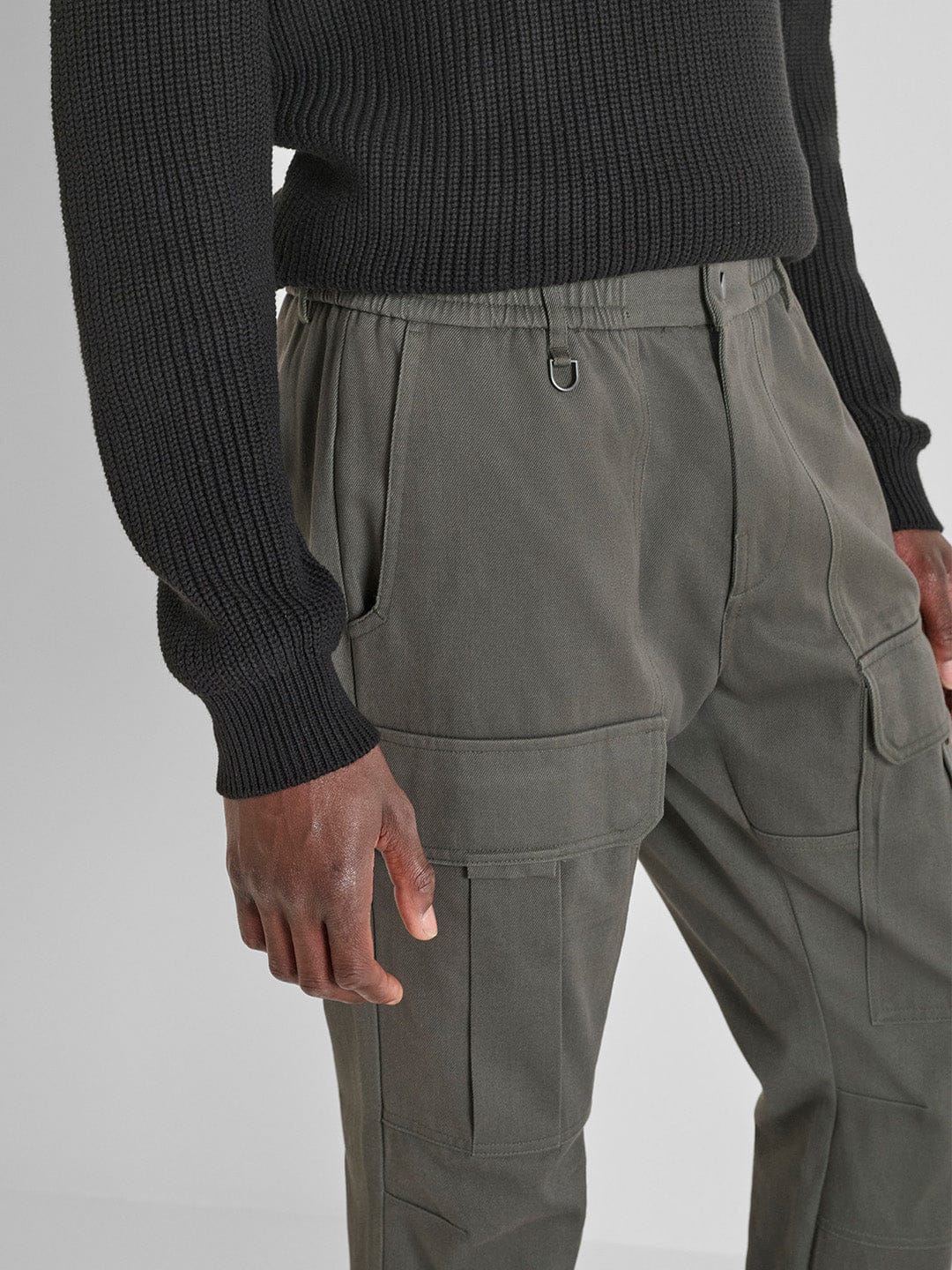 Antony Morato Men Straight Fit Green Solid Trouser