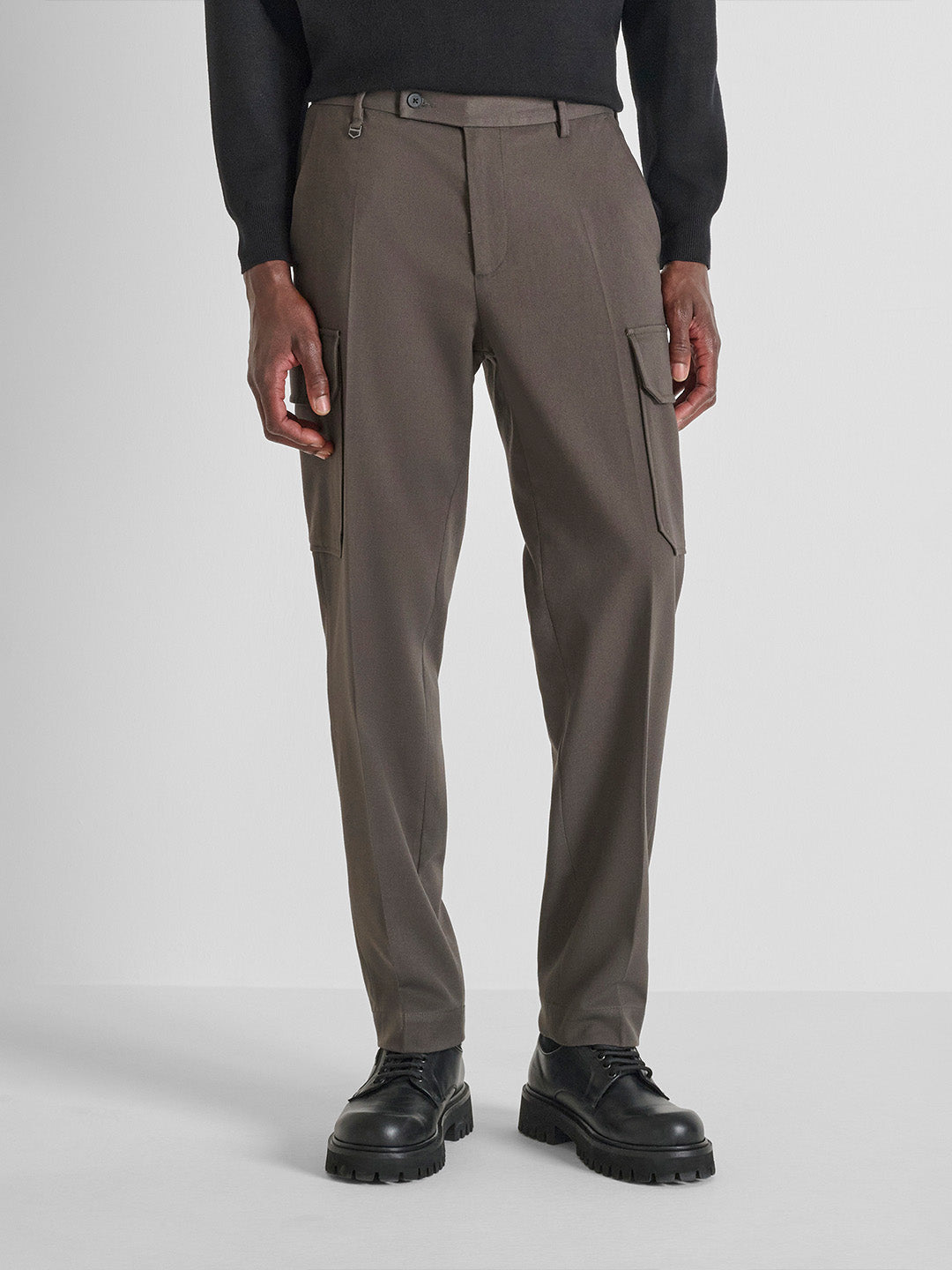 Antony Morato Men Straight Fit Green Solid Trouser