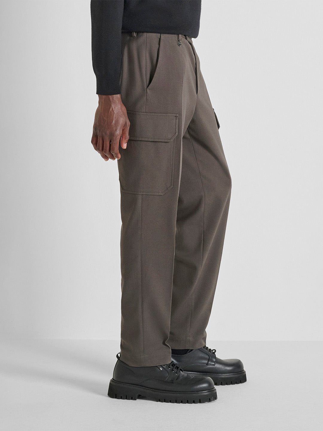 Antony Morato Men Straight Fit Green Solid Trouser