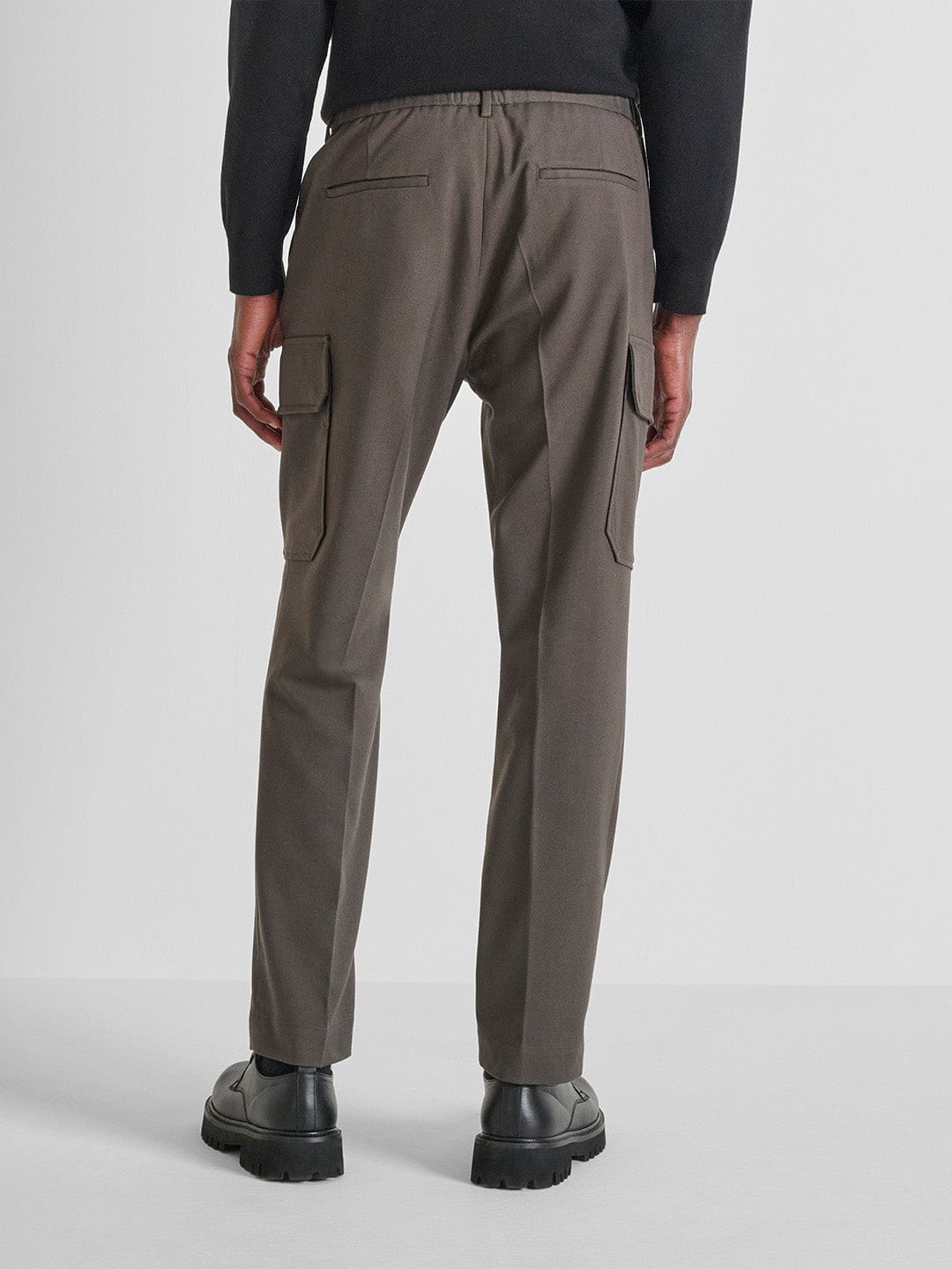 Antony Morato Men Straight Fit Green Solid Trouser