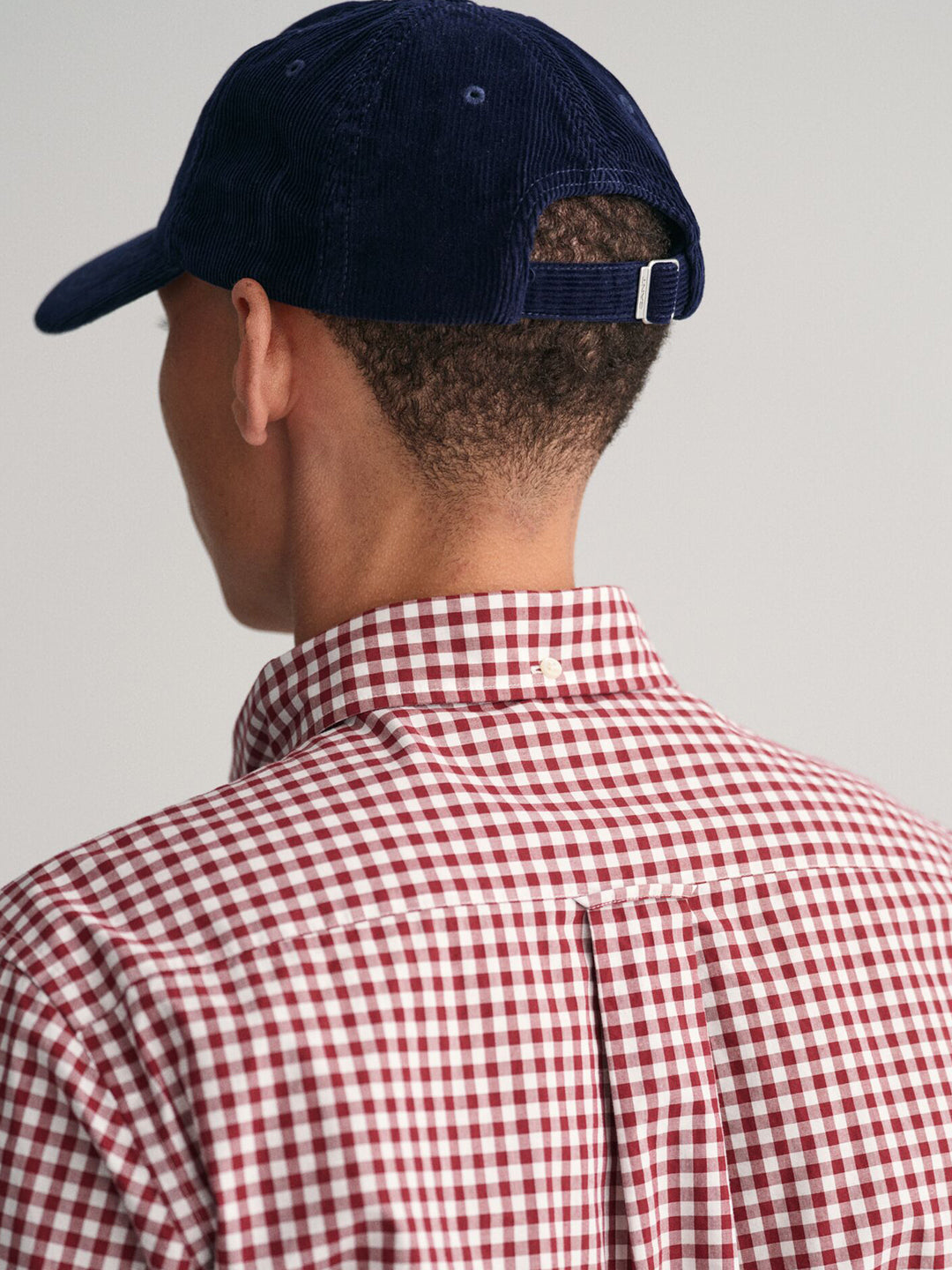 Gant Men Red Check Collar Shirt