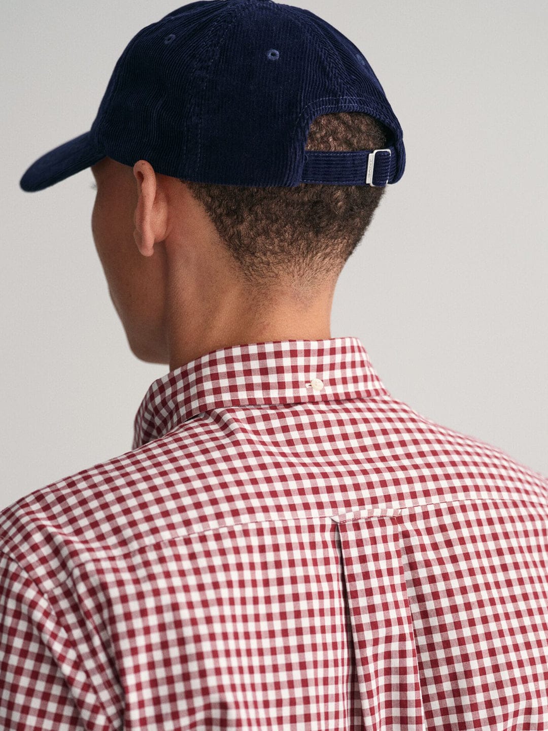 Gant Men Red Check Collar Shirt