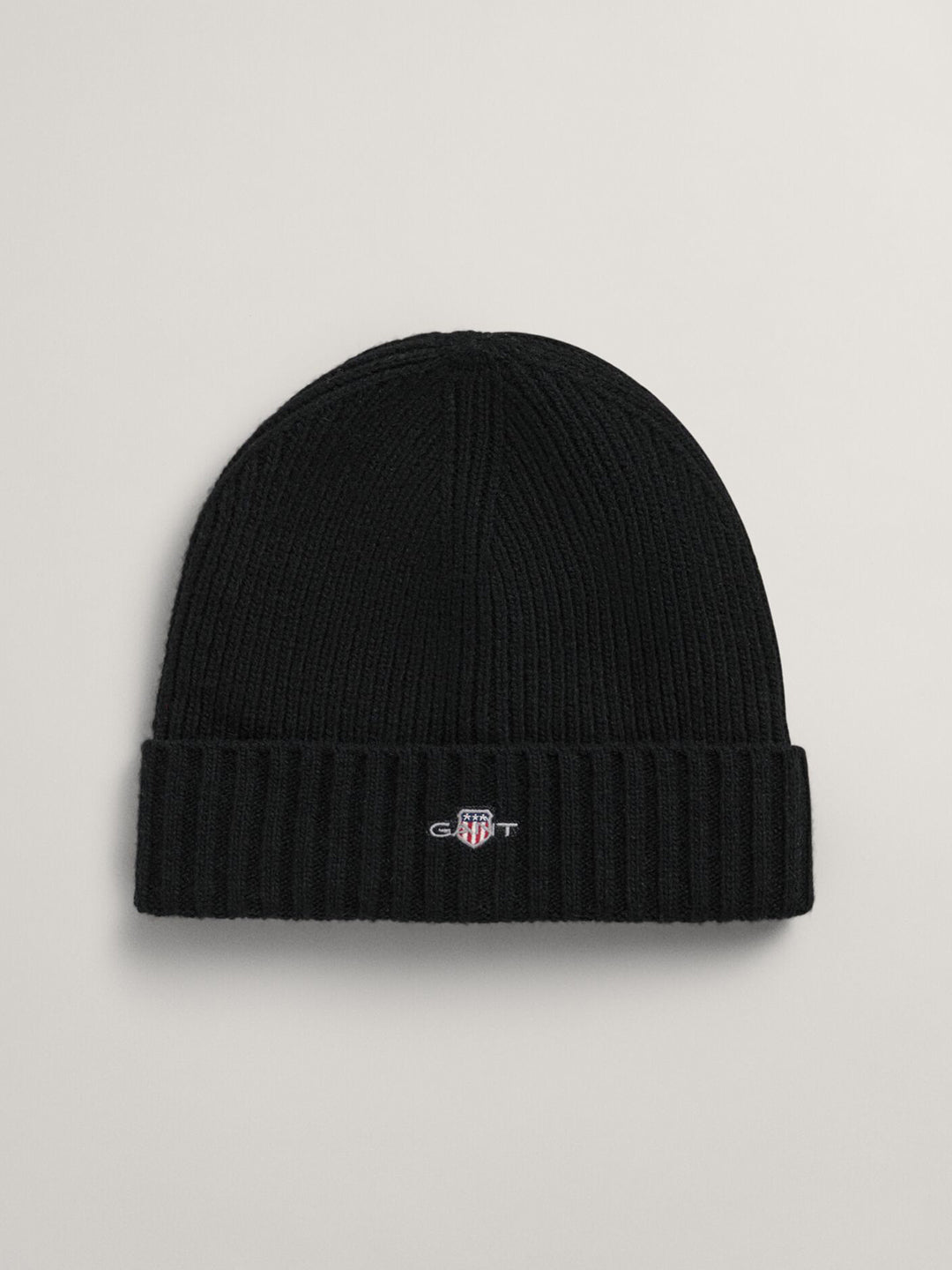Gant Men Black Solid Beanies