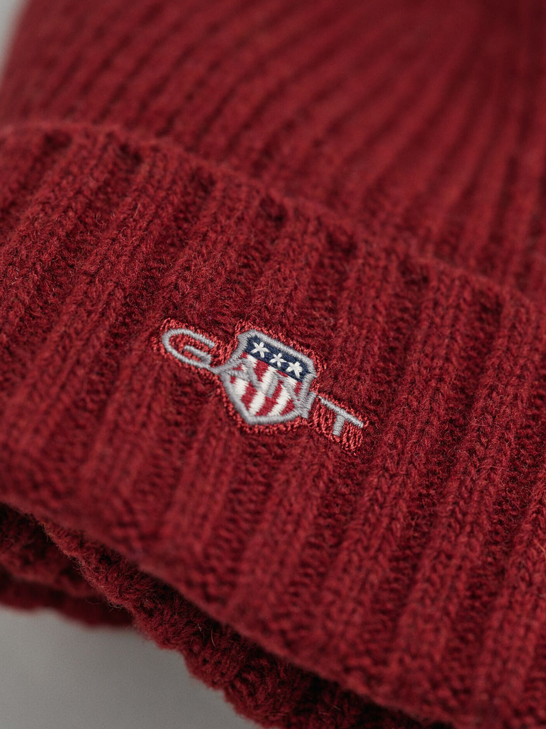 Gant Men Red Solid Beanies