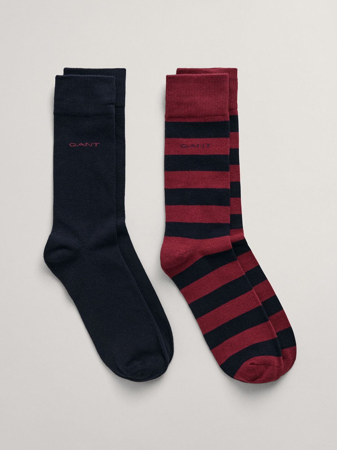 Gant Men Red Barstripe Socks