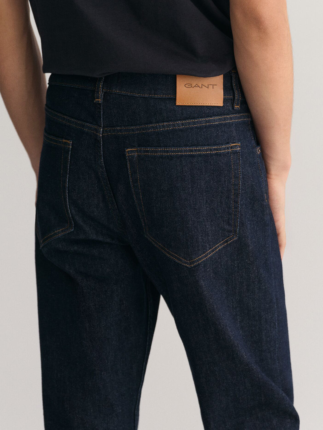 Gant Men Blue Regular Fit Washed Jeans