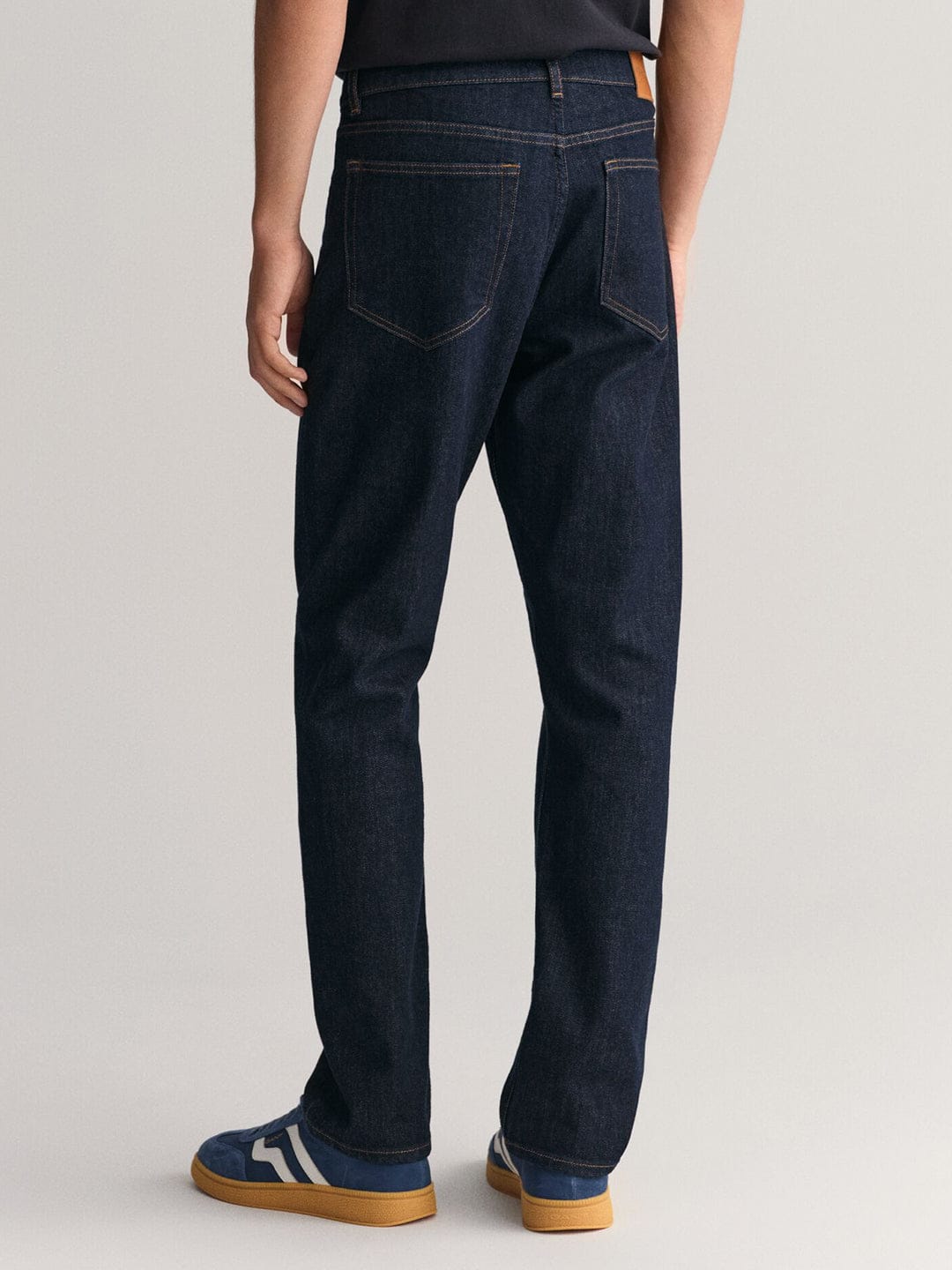 Gant Men Blue Regular Fit Washed Jeans