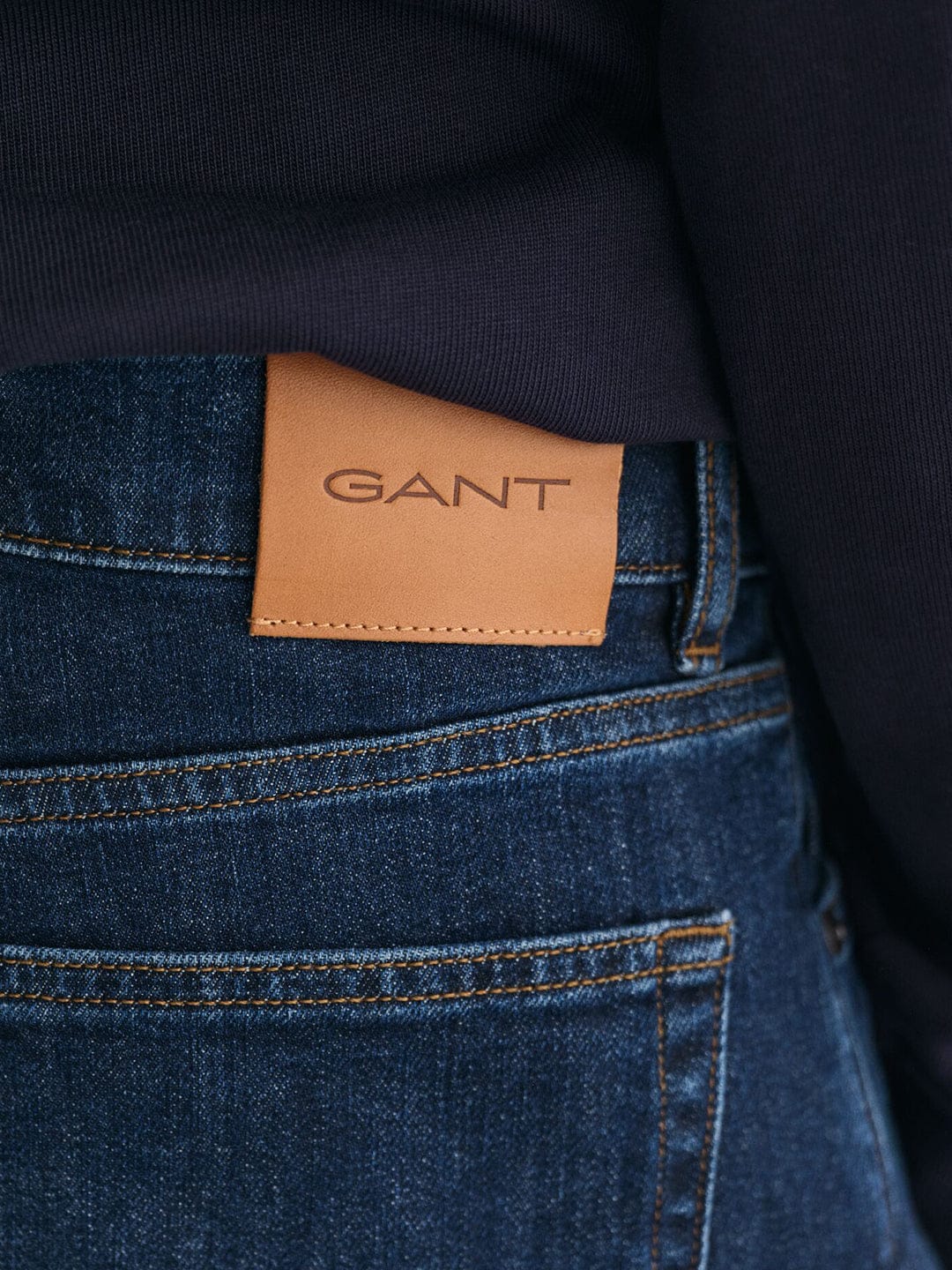 Gant Men Blue Regular Fit Washed Jeans