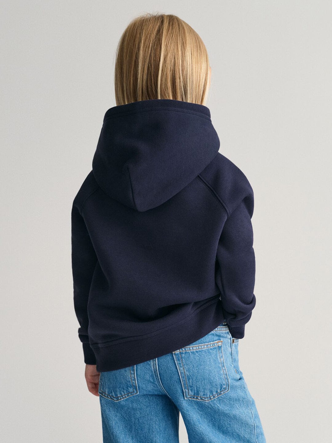 Gant Kids Blue Graphic Hood Sweatshirt