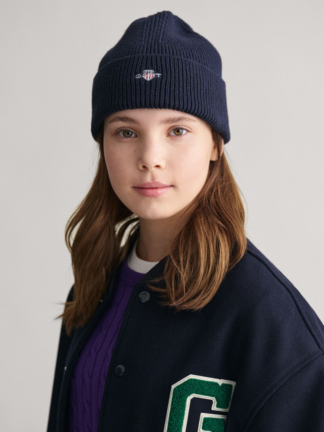 Gant Kids Blue Solid Beanies