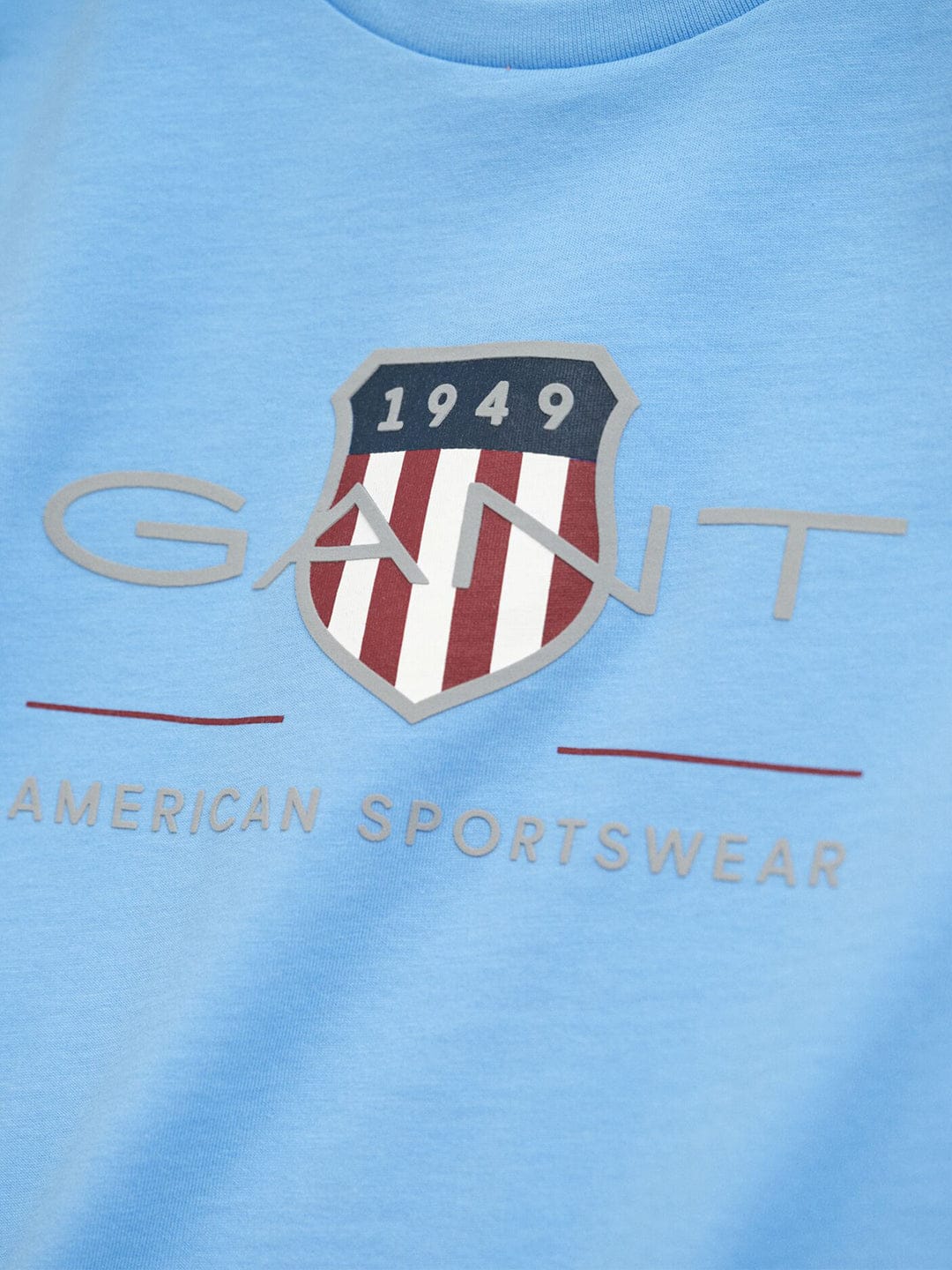Gant Boys Blue Graphic Round Neck Tshirt