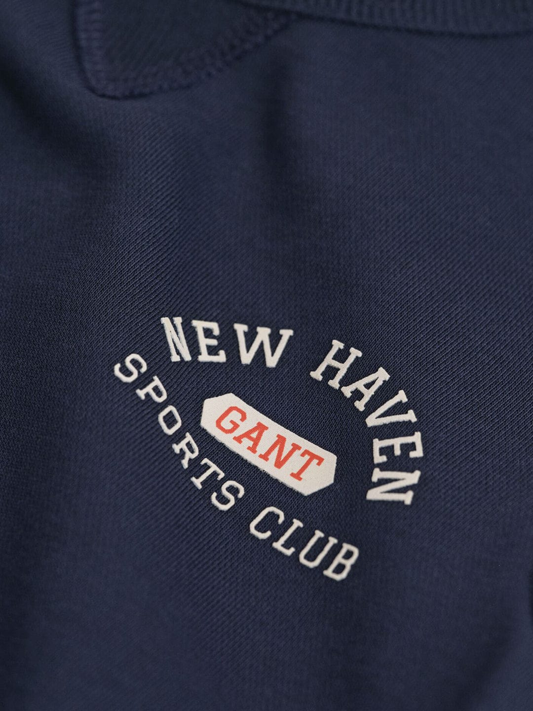 Gant Boys Blue Graphic Round Neck Sweatshirt