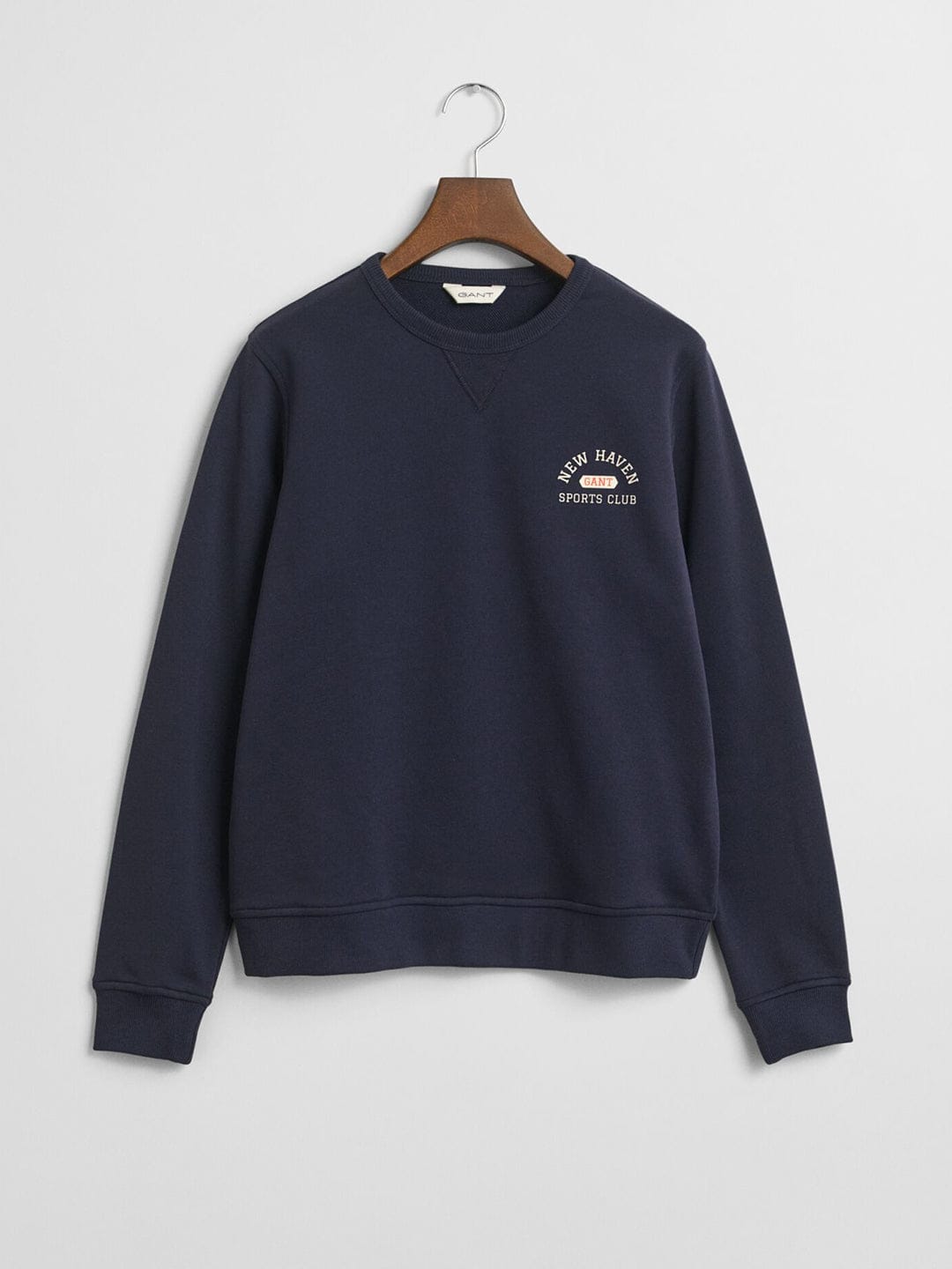 Gant Boys Blue Graphic Round Neck Sweatshirt