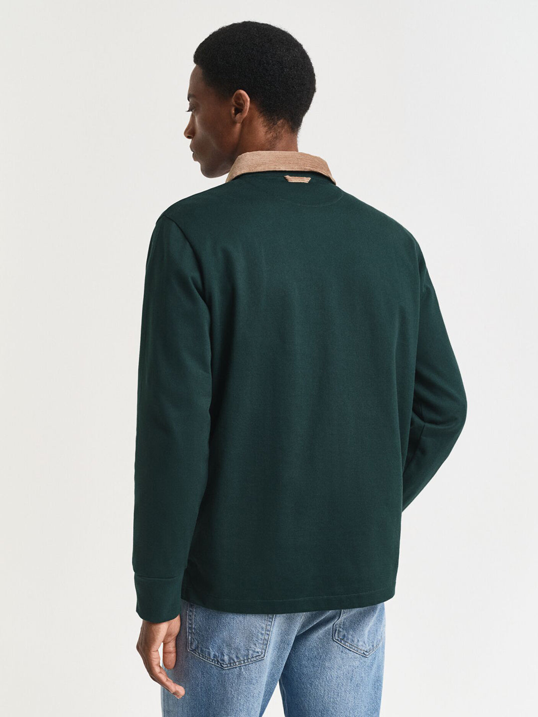 Gant Men Green Solid Polo Tshirt