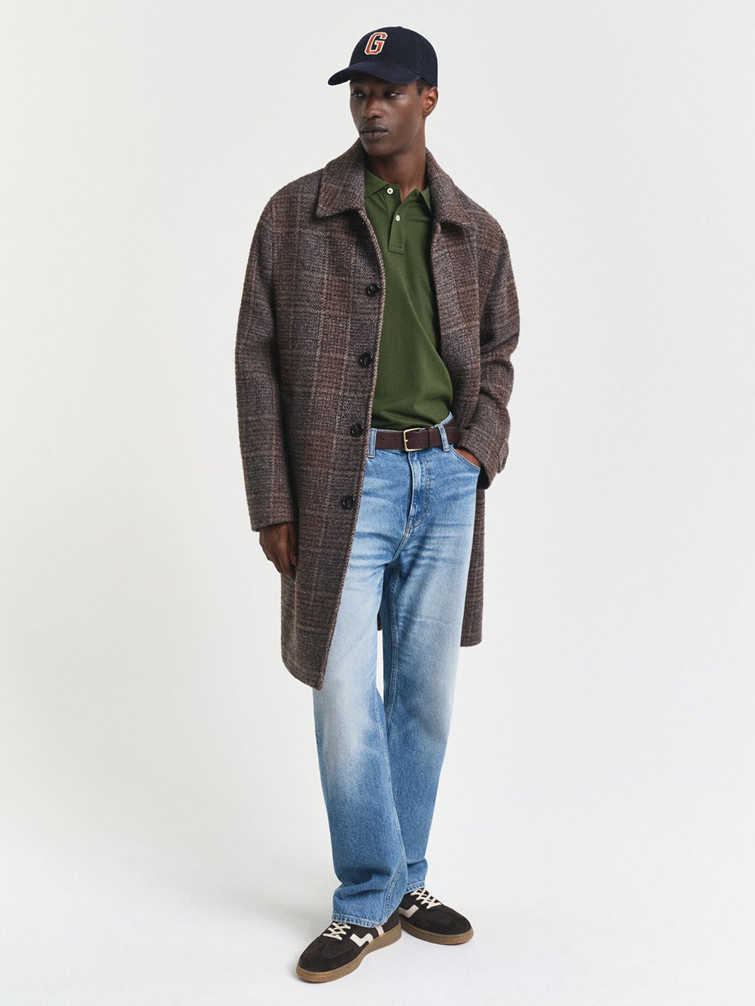 Gant Men Green Solid Polo Tshirt