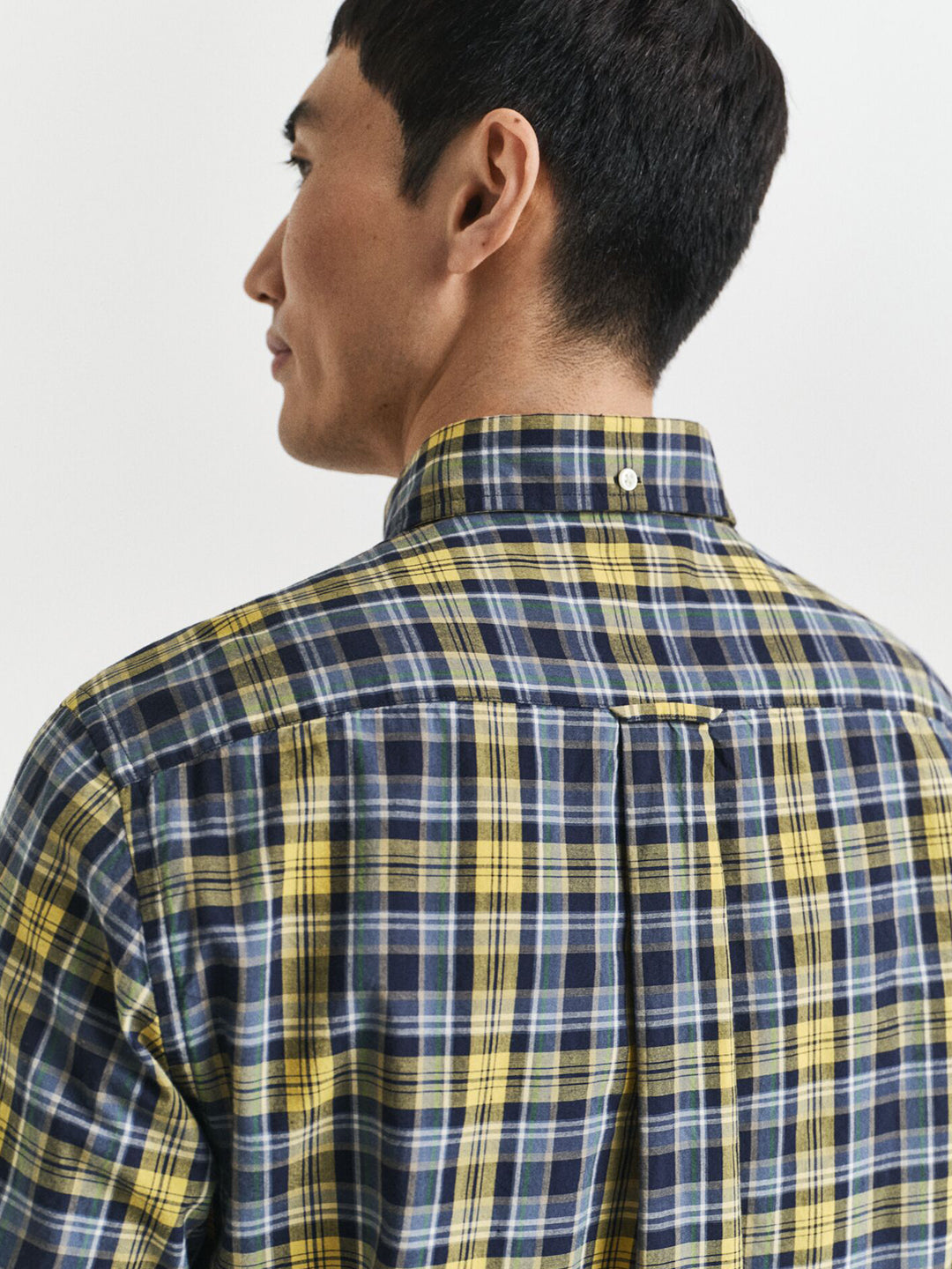 Gant Men Green Checks Collar Shirt