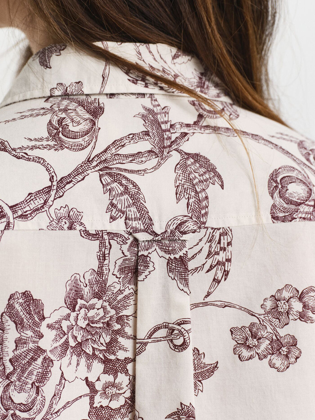 Gant Women Red Printed Collar Shirt