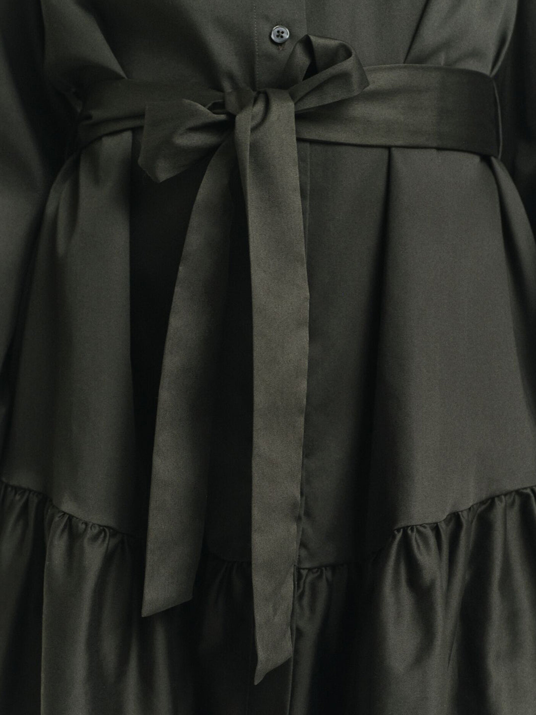 Gant Women Green Solid Collar Dress