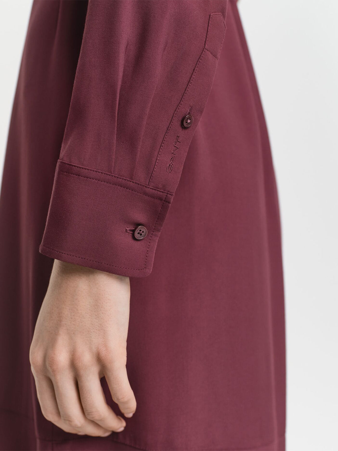 Gant Women Red Solid Collar Dress