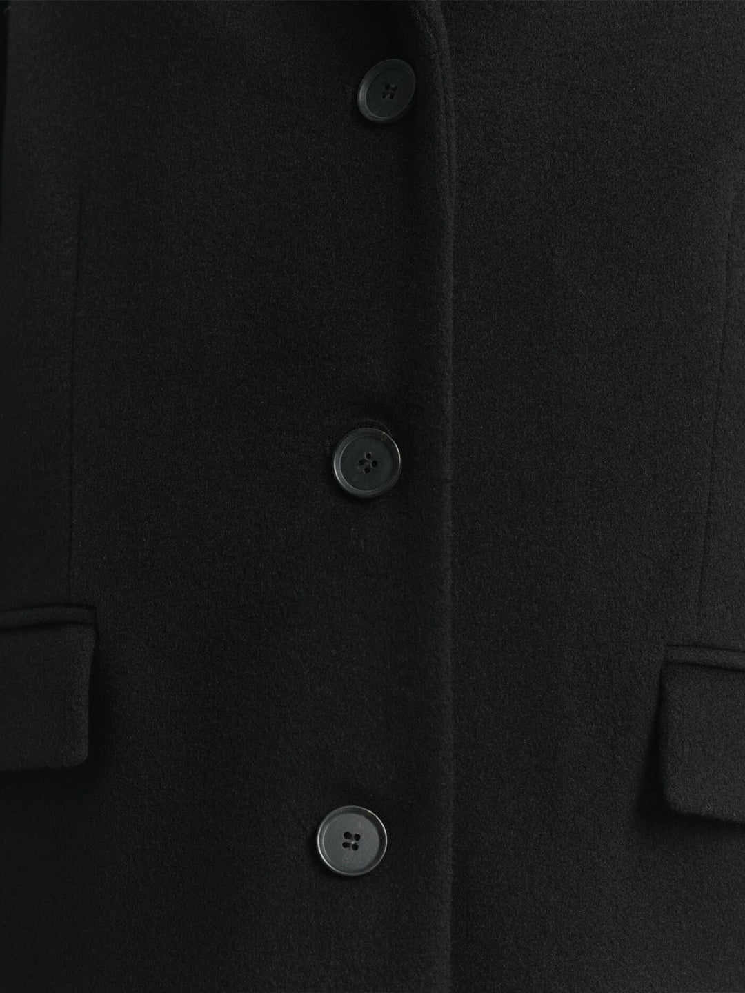 Gant Women Black Solid Collar Overcoat