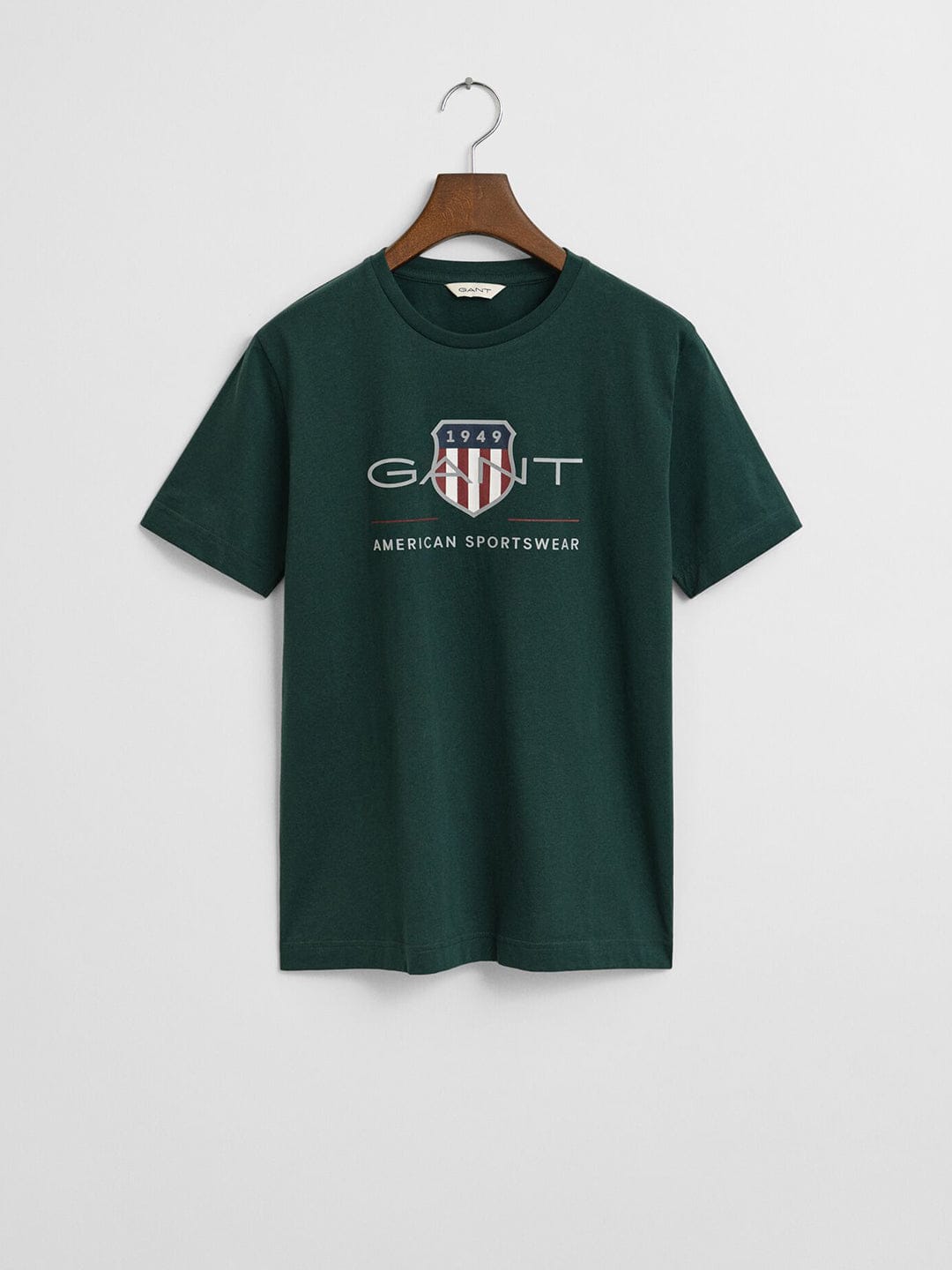Gant Kids Green Placed Graphic Round Neck Tshirt
