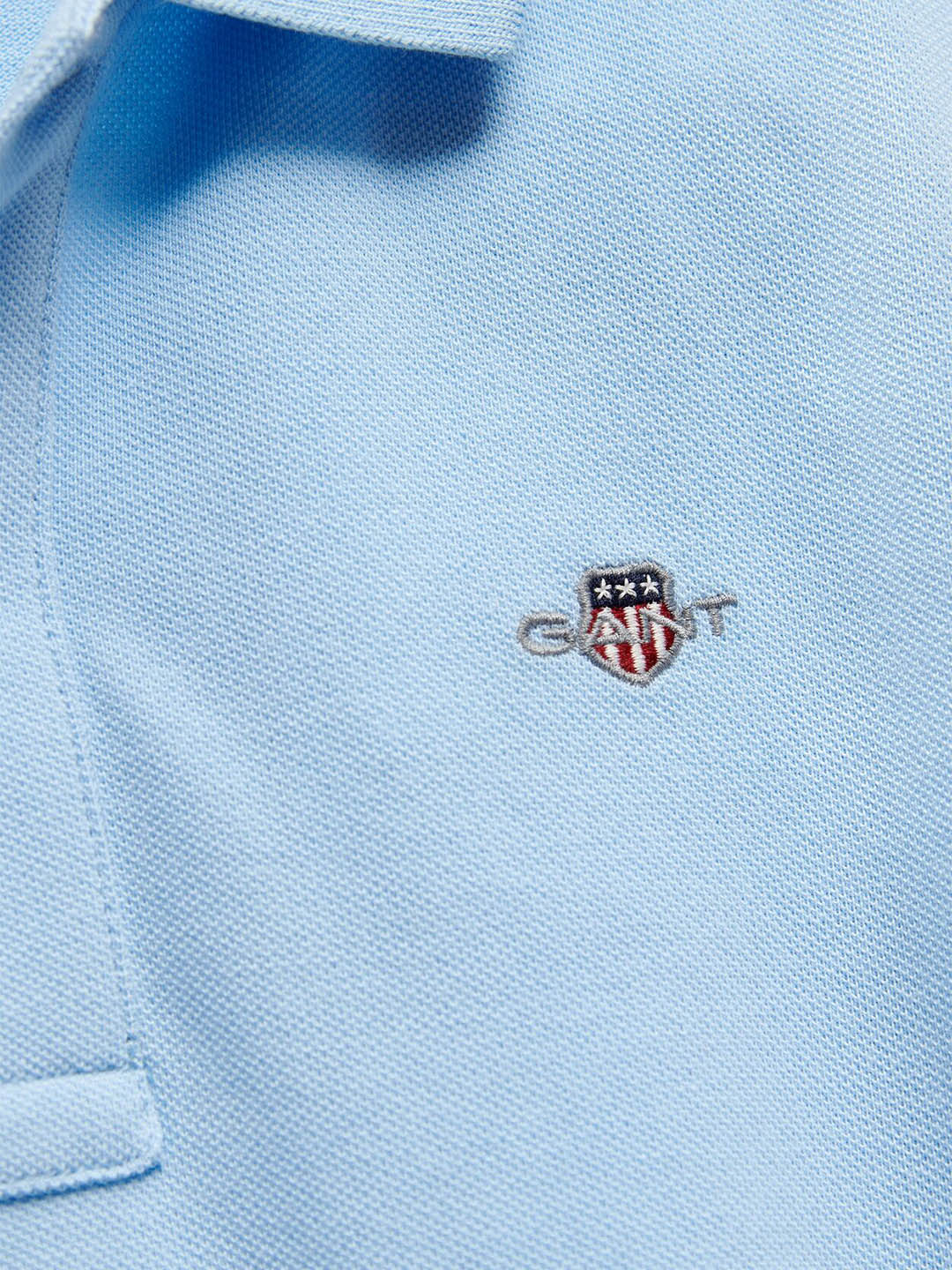 Gant Boys Cotton Blue Polo T-Shirt