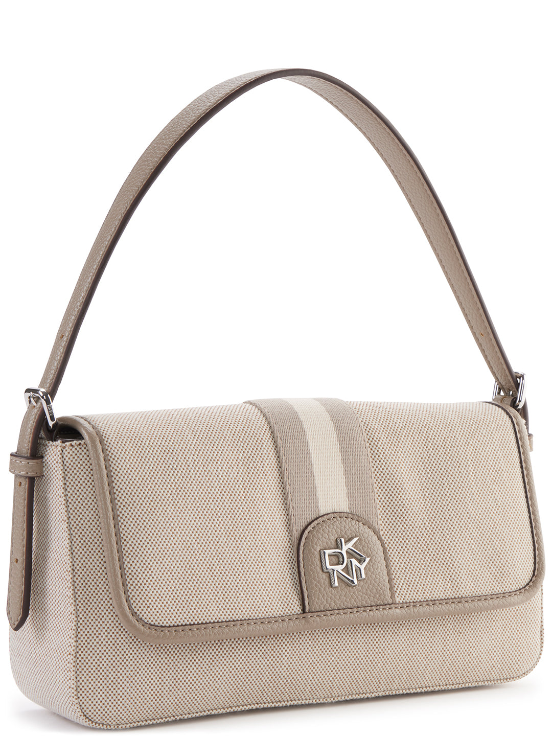 DKNY Women Beige Solid Crossbody Bag