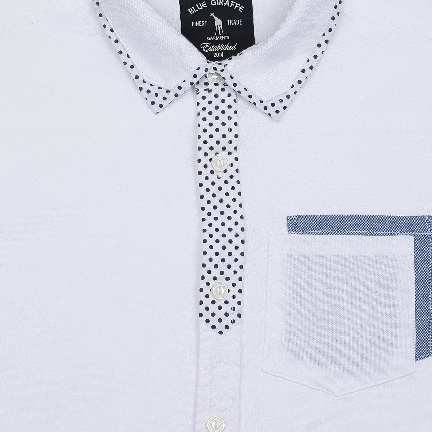 Blue Giraffe Boys Shirt