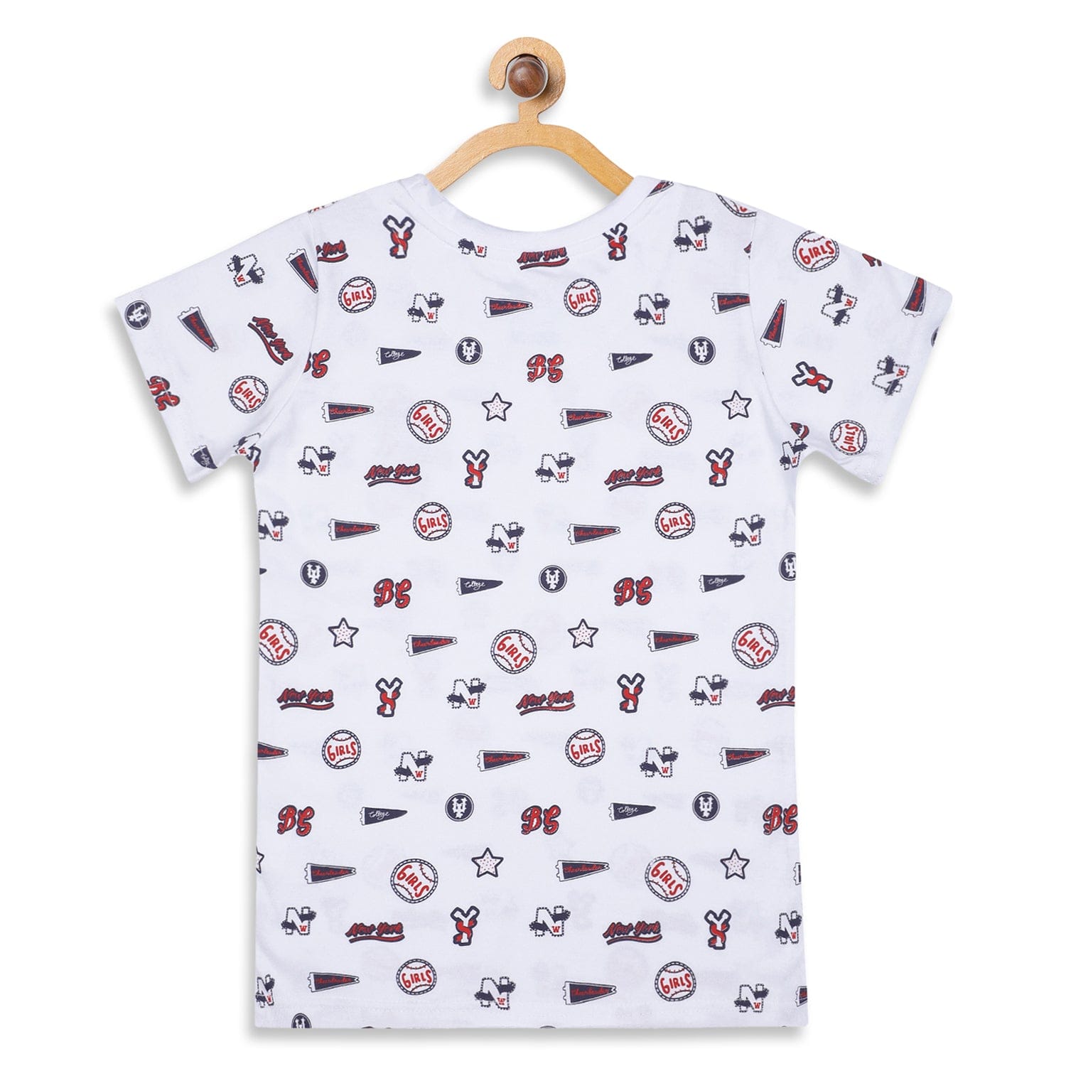 Blue Giraffe Girls Tshirt