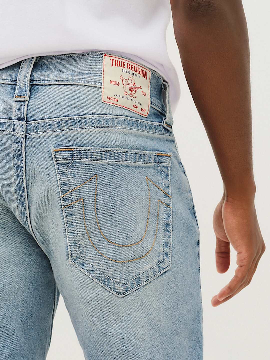 TRUE RELIGION Men SN Light Blue Rocco Jeans