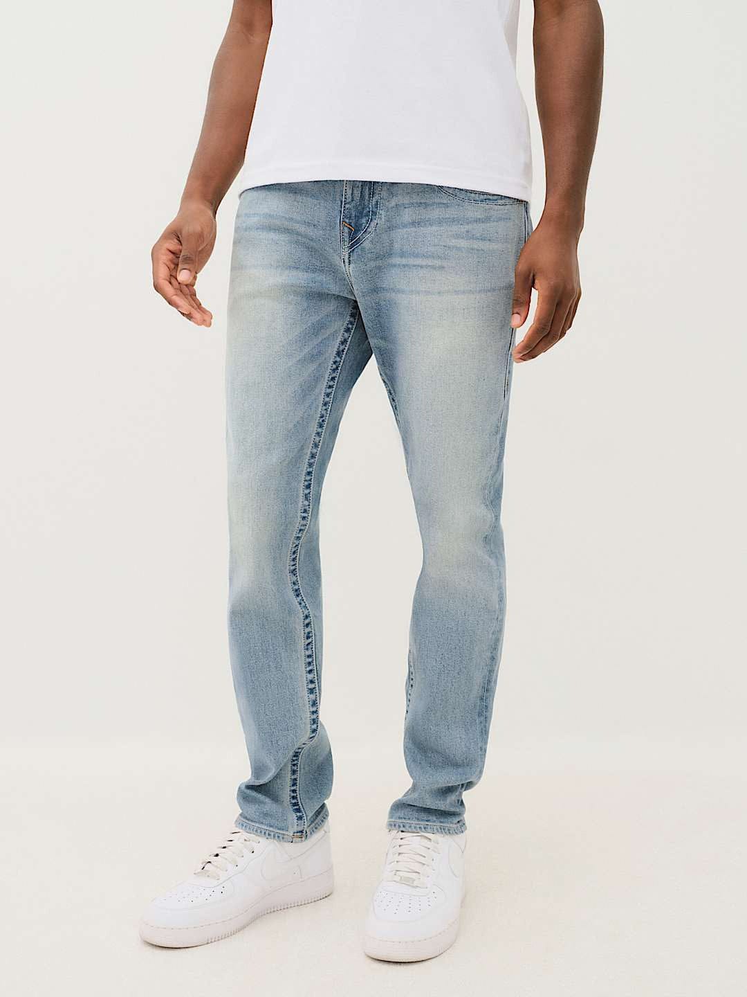TRUE RELIGION Men SN Light Blue Rocco Jeans