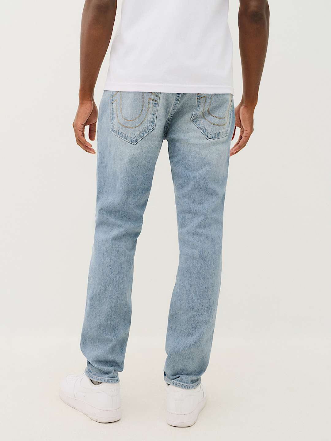 TRUE RELIGION Men SN Light Blue Rocco Jeans