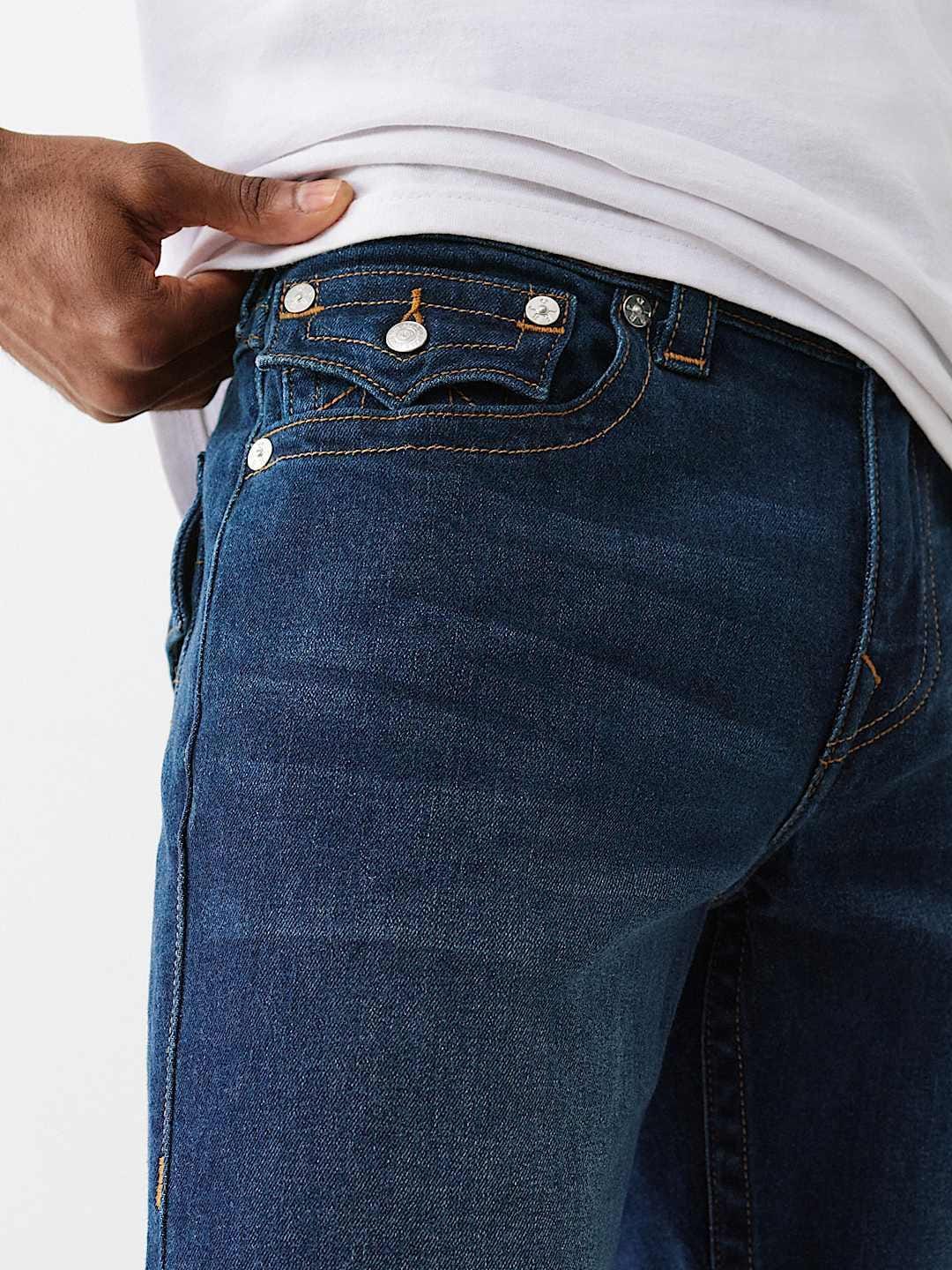 True Religion Men SN Billy Bootcut Fit Dark Wash Jeans