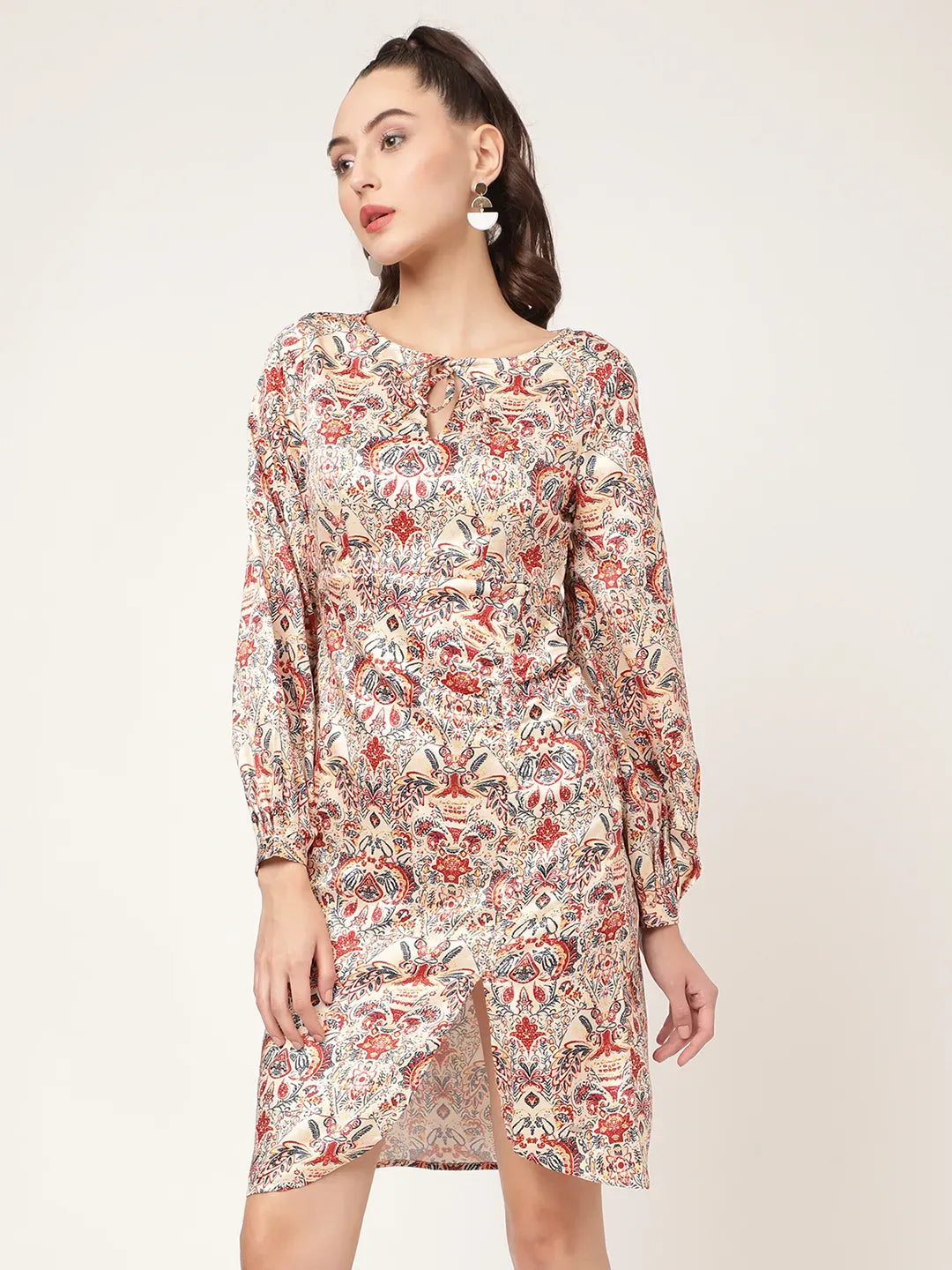 Elle Women Beige Dress