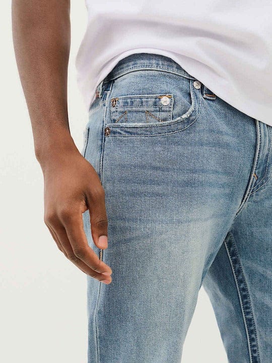 True Religion Men SN Billy Bootcut Fit Medium Wash No Flap Jeans